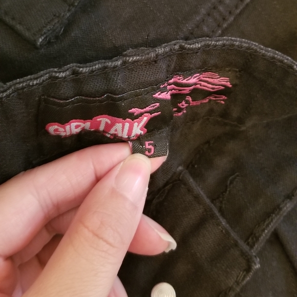 Black Ripped Jeans Mid Rise - Picture 3 of 6